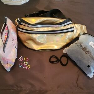 Gold Holographic Fanny Pack